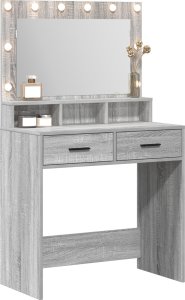 vidaXL Szary Sonoma Drewno inżynieryjne 79 x 41 x 135 cm Przechowywanie 2