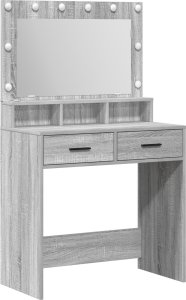 vidaXL Szary Sonoma Drewno inżynieryjne 79 x 41 x 135 cm Przechowywanie 3