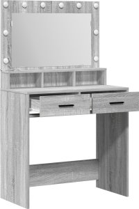 vidaXL Szary Sonoma Drewno inżynieryjne 79 x 41 x 135 cm Przechowywanie 4