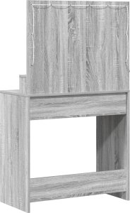 vidaXL Szary Sonoma Drewno inżynieryjne 79 x 41 x 135 cm Przechowywanie 7