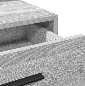 vidaXL Szary Sonoma Drewno inżynieryjne 79 x 41 x 135 cm Przechowywanie 8