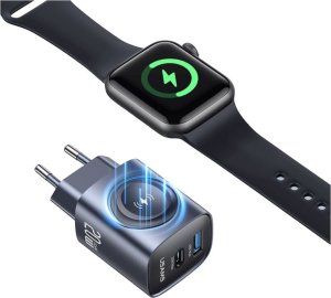 Ładowarka Usams Ładowarka sieciowa USAMS CC293 T67 20W   iWatch 1xUSB-C 1xUSB-A tarnish 4