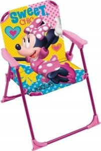 MYSZKA MINNIE MIKI KRZESŁO KRZESEŁKO LEŻAK DO OGRODU NA PLAŻĘ DLA DZIECI 1