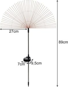 Lampa ogrodowa solarna- dmuchawce Gardlov 25477 3