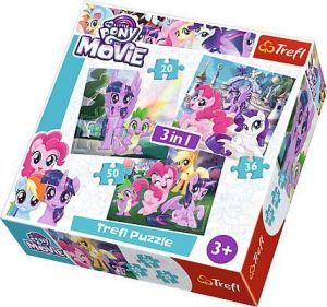 Trefl Puzzle 3w1 My Little Pony, Magia przyjaźni 1