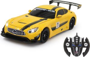 Jamara Mercedes AMG GT3, transformers, 1:14, 2,4GHz, żółty (410029) 1