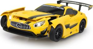 Jamara Mercedes AMG GT3, transformers, 1:14, 2,4GHz, żółty (410029) 12