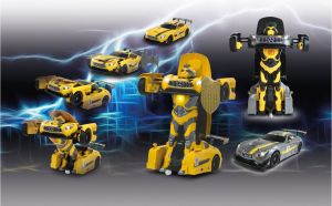 Jamara Mercedes AMG GT3, transformers, 1:14, 2,4GHz, żółty (410029) 2