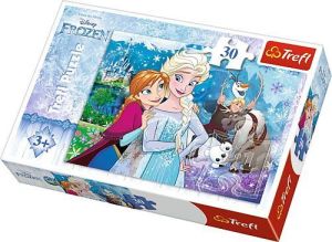 Trefl Puzzle Frozen. Uwolnij magię 30 el. (18225) 1