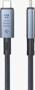Kabel USB Vega USB-C - USB-C 1 m Czarny (35803) 3