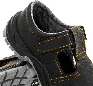 Sandały skórzane S1 FO, stalowy podnosek, rozmiar 46 6