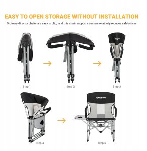 King Camp Krzesło kempingowe składane KING CAMP Director 4