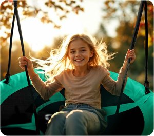 NeoSport Huśtawka bocianie gniazdo Swingo 110 cm 6