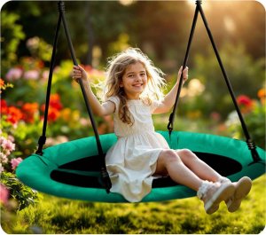 NeoSport Huśtawka bocianie gniazdo Swingo 110 cm 7