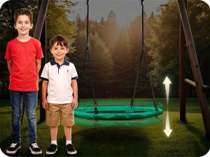 NeoSport Huśtawka bocianie gniazdo Swingo 110 cm 10