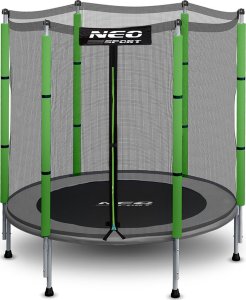 Trampolina ogrodowa Neo-Sport NS-04Z240F z siatką zewnętrzną 4.5 FT 140 cm 6