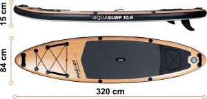 NeoSport Deska SUP Aquasurf 320 x 84 x 15 cm 170202 5