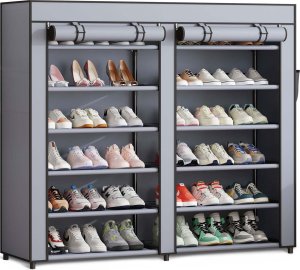 Szafa tekstylna na buty Massido MS-805 grafitowa 7