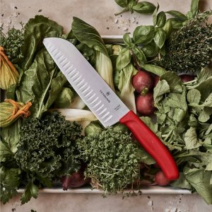 Victorinox Victorinox Swiss Classic Santokumesser 17cm rot 3