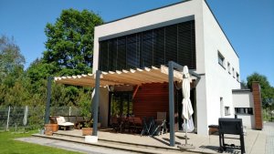 Roleta rzymska pozioma premium Decor 3x5 - Beżowy 14