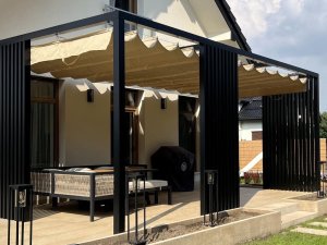 Roleta rzymska pozioma premium Decor 3x5 - Beżowy 16