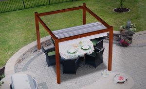 Roleta rzymska pozioma premium Decor 3x4 - Biały 16