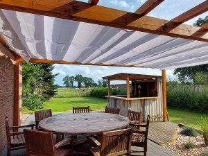 Roleta rzymska pozioma premium Decor 3x4 - Biały 10