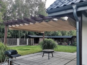 Roleta rzymska pozioma premium Decor 3x4 - Beżowy 8
