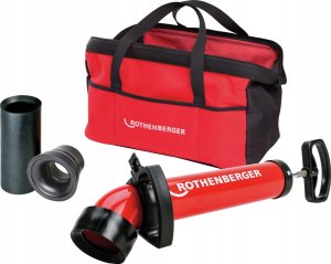 Przepychacz do rur Rothenberger Ropump Super Plus z torbą + 3 adaptery 1