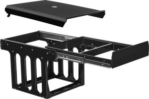 Kosz na śmieci Ashlyn, 2 komory, 30 litrów, prowadnice teleskopowe - czarny 8