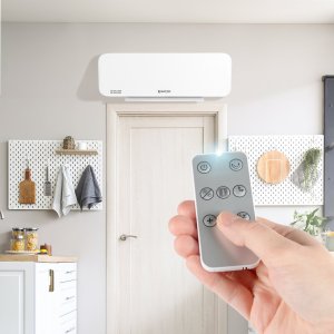 Kurtyna Powietrzna Szklana Grzejnik Energooszczędny Wifi Pilot 2000W 11