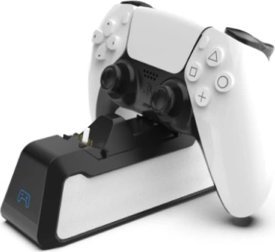 Pad Sony Playstation 5 DualSense Biały + stacja łądująca LvL.40 1