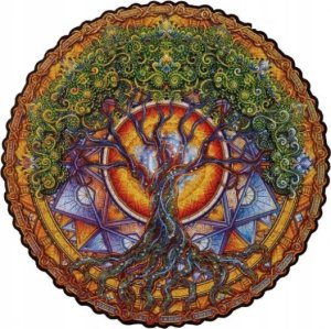 Puzzle Drewniane Mandala Drzewo Życia 1