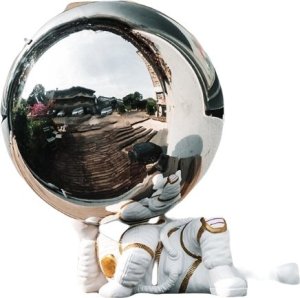 Skarbonka Dekoracja Astronauta Leżący 1