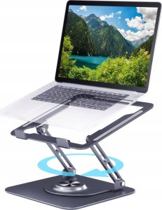 Stojak Metalowy Podstawka Pod Laptop Obrotowa Regulowana Wysokość 1