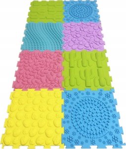 Mata antypoślizgowa puzzle sensoryczne mata podłogowa do zabawy dla dzieci 1