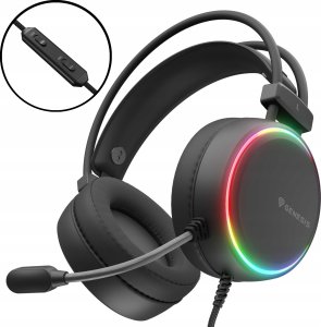 Słuchawki GENESIS Neon 613 G2 Czarne (NSG-2307) 2