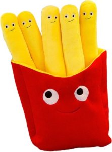Frytki Pluszowa Poduszka Z Frytkami Pluszak Maskotka Zabawka Dla Dzieci 1