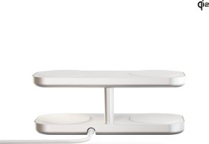 ZENS Quattro Wireless Charger Pro 4 - ładowarka bezprzewodowa Qi2 do czterech urządzeń (4x15W) kompatybilna z MagSafe (white) 3