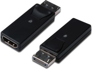 Adapter AV Digitus DisplayPort - HDMI czarny (DB-340602-000-S) 1