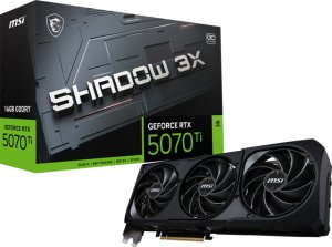 Karta graficzna MSI GeForce RTX 5070 Ti 16G Shadow 3X OC 16GB GDDR7 DLSS4 1