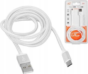 Kabel USB - Micro USB 2m, oplot, LX8451 1