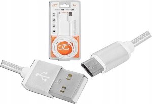 Kabel USB LTC microUSB - USB-A 2 m Biały (LX8451) 2
