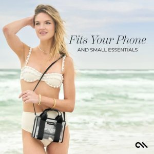 Case-Mate Micro Tote Bag - Wodoodporna torba na ramię (Midnight Black/Clear) 3