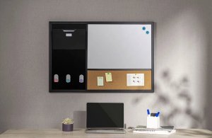 Spacetronik Tablica ścienna Magnetyczna Korkowa Combo Spacetronik 90x60 3
