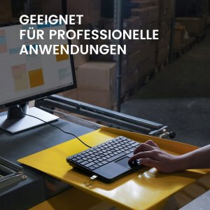 Klawiatura Perixx PERIBOARD-525 DE B Mini-USB-klawiatura z touchpadem czarny 3