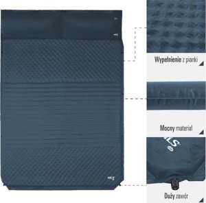 Nils Extreme NC4060 Mata samopompująca Antracyt 4