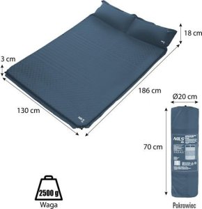 Nils Extreme NC4060 Mata samopompująca Antracyt 6