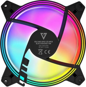 Wentylator Modecom Volcano Apex 120 ARGB Reverse Czarny (FAN-APEX-120R-ARGB-100) 3