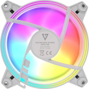 Wentylator Modecom Volcano Apex 120 ARGB Reverse Biały (FAN-APEX-120R-ARGB-20) 3